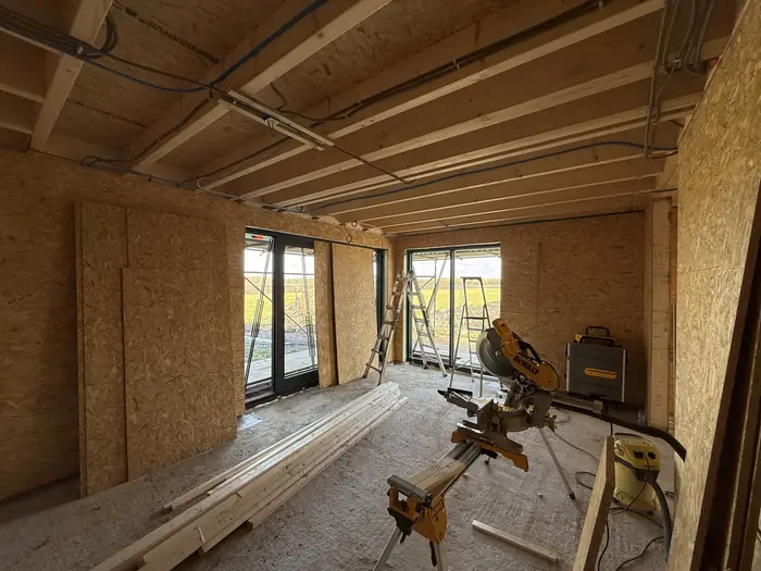 Houtskeletbouw ruwbouw