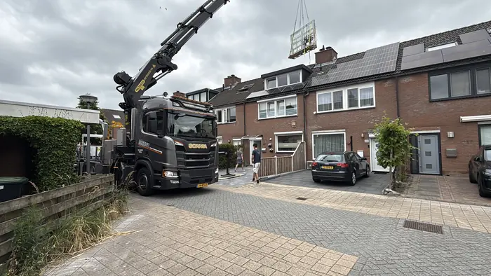 Materiaal levering kraan